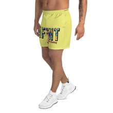 Load image into Gallery viewer, Men&#39;s Diffy Yellow Cubed Trunks