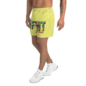 Men's Diffy Yellow Cubed Trunks