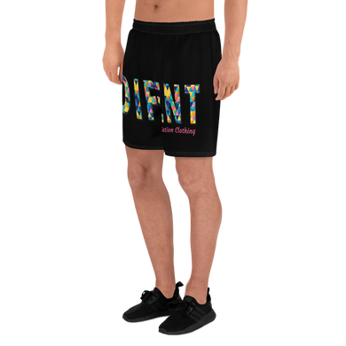 BLACK DIFFERENT CUBED Athletic Shorts