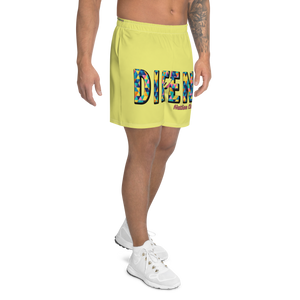 Men's Diffy Yellow Cubed Trunks