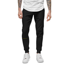 Load image into Gallery viewer, HIGHLIGHTER BLACK DIFFERENT NATION JOGGERS