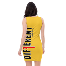 Load image into Gallery viewer, Yellow Fitted Diffy Dress