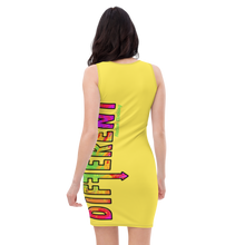 Load image into Gallery viewer, Yellow Painted Fitted Diffy Dress