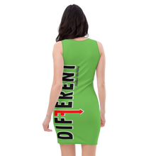 Load image into Gallery viewer, Green Fitted Diffy Dress