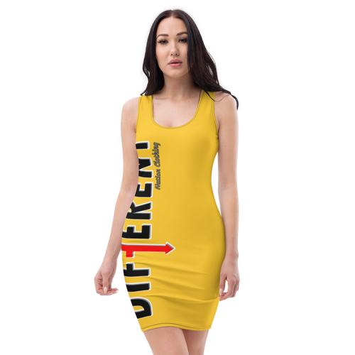 Yellow Fitted Diffy Dress