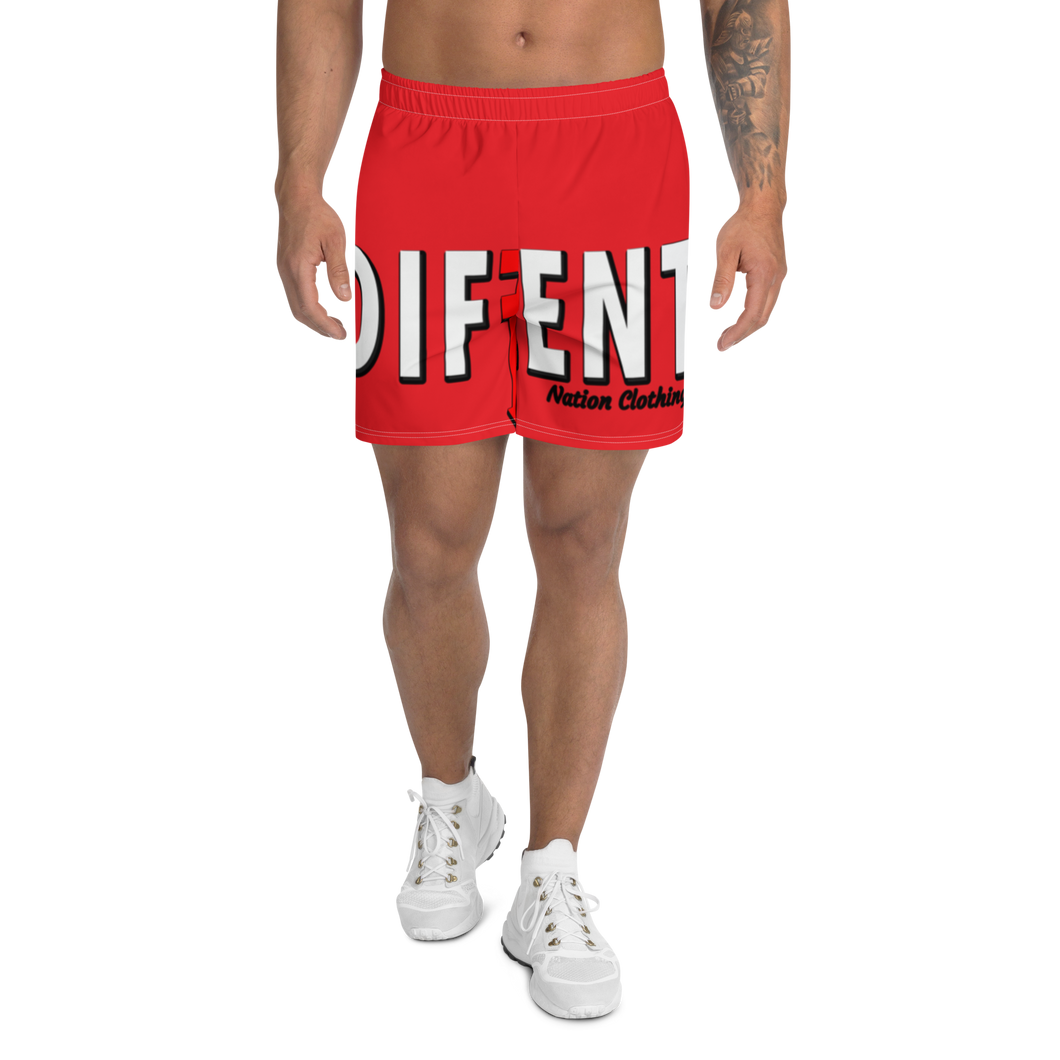 Red Different Mens Logo Trunks