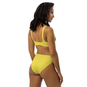 Women's DNC High-waisted bikini Yellow-Tri