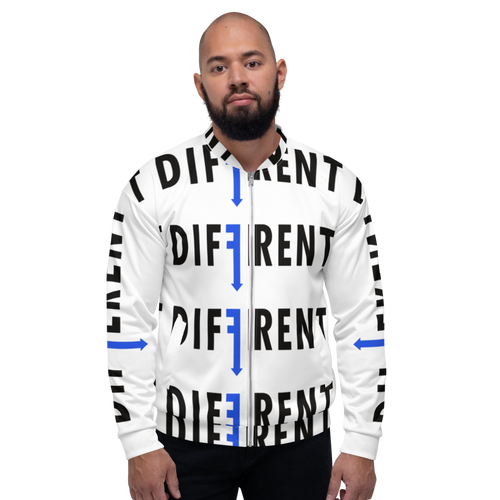 Different Blue F - Unisex Bomber Jacket