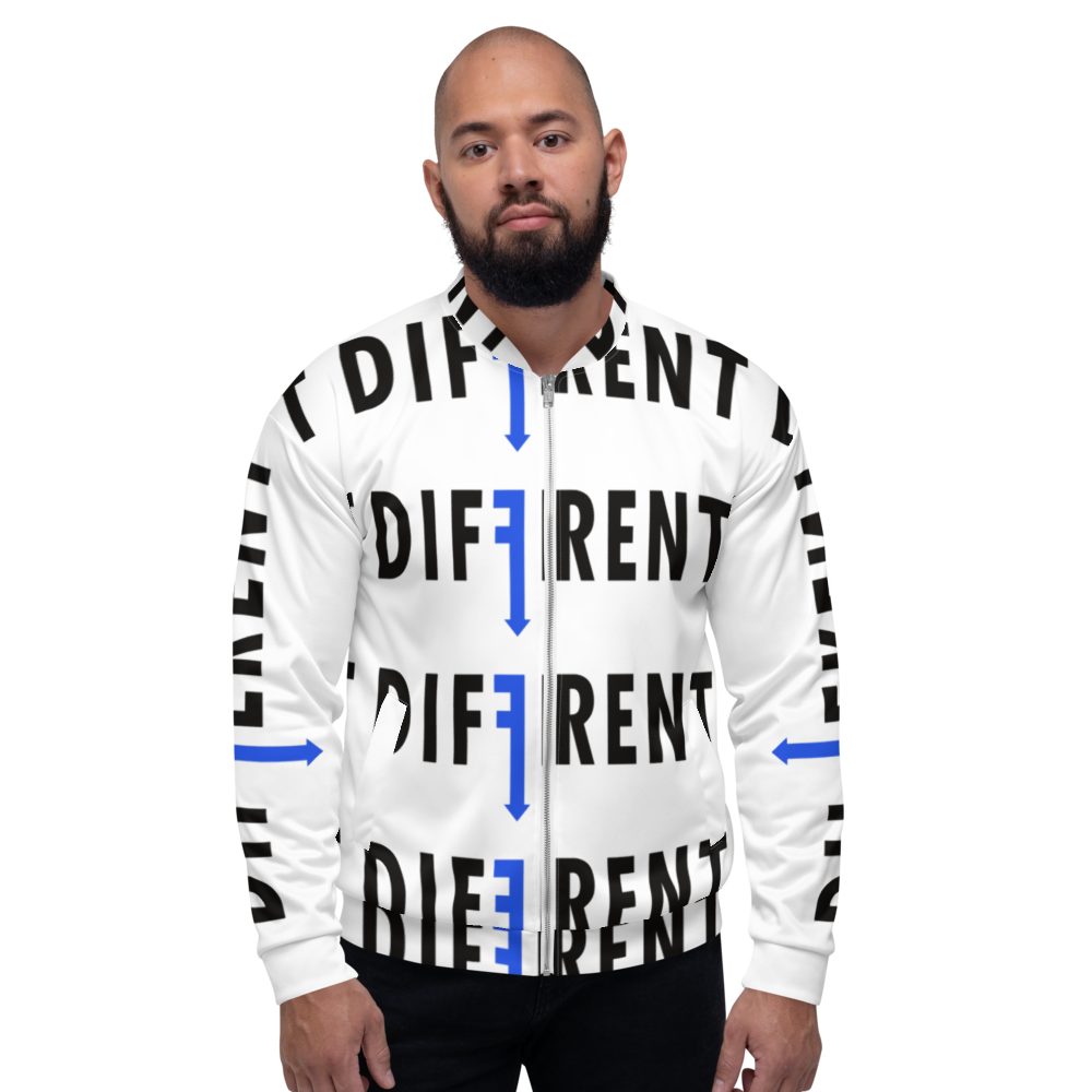 Different Blue F - Unisex Bomber Jacket