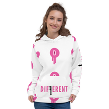 Load image into Gallery viewer, Diffy All-Over Pink/White Unisex Hoodie