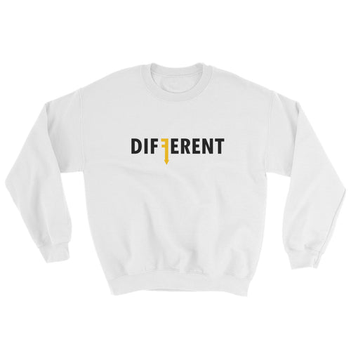 DIFFERENT WHT BLK/YEL SWEATSHIRT