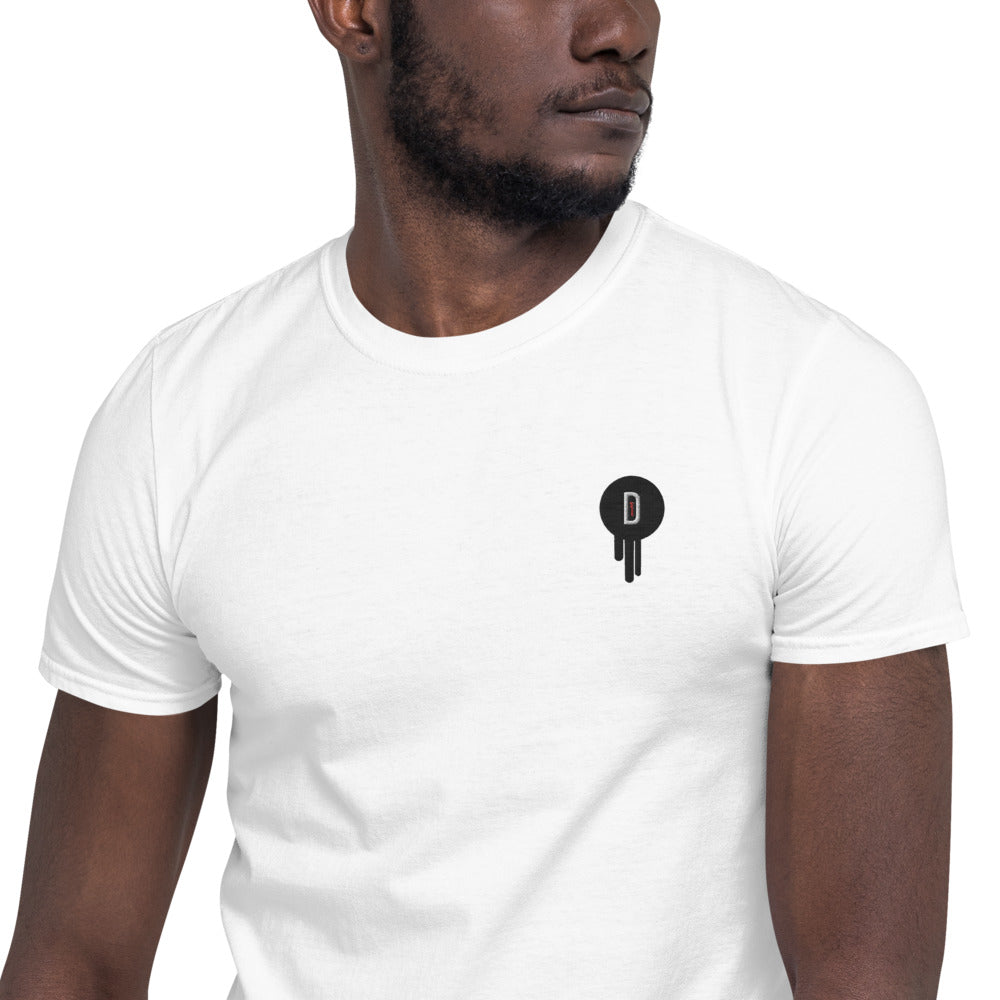 DIFFERENT EMBROIDERY DRIP- Short-Sleeve Unisex T-Shirt